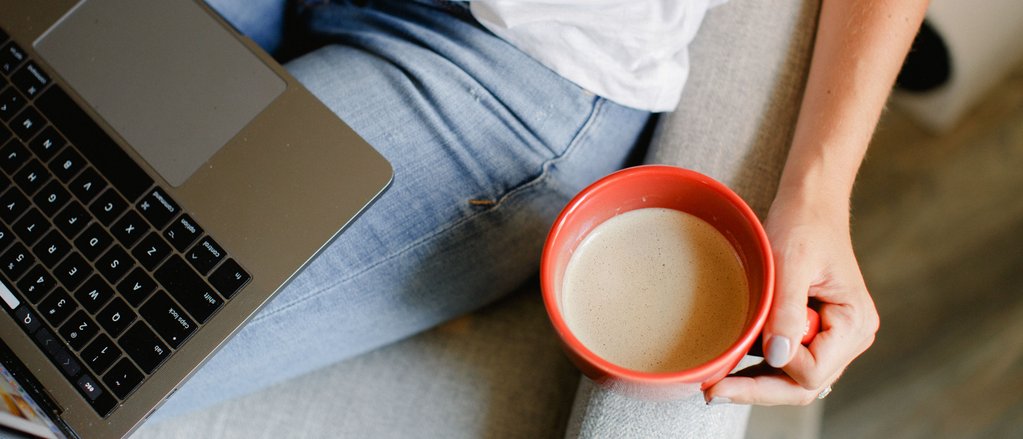 Butter coffee without a blender latte
